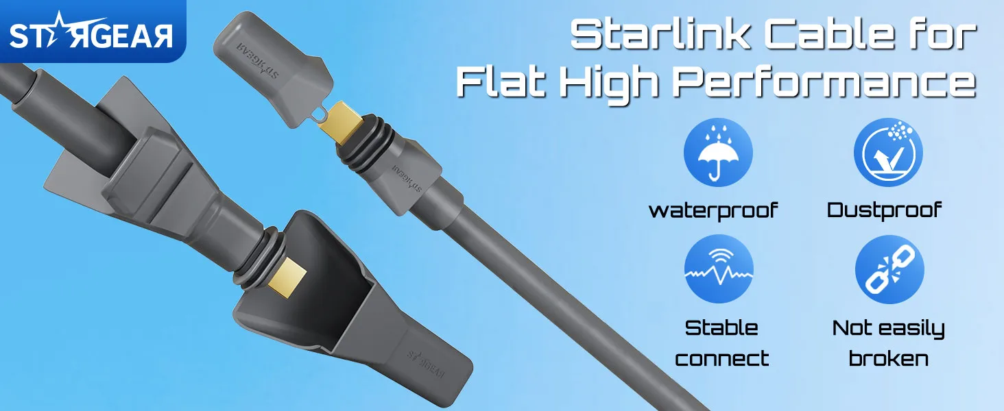 82FT Replacement Cable for Starlink Flat High Performance product details