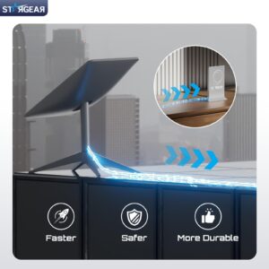 Starlink Cable  for Standard Actuated Gen 2, Starlink Replacement Cable for Rectangular Satellite V2 Waterproof Gray