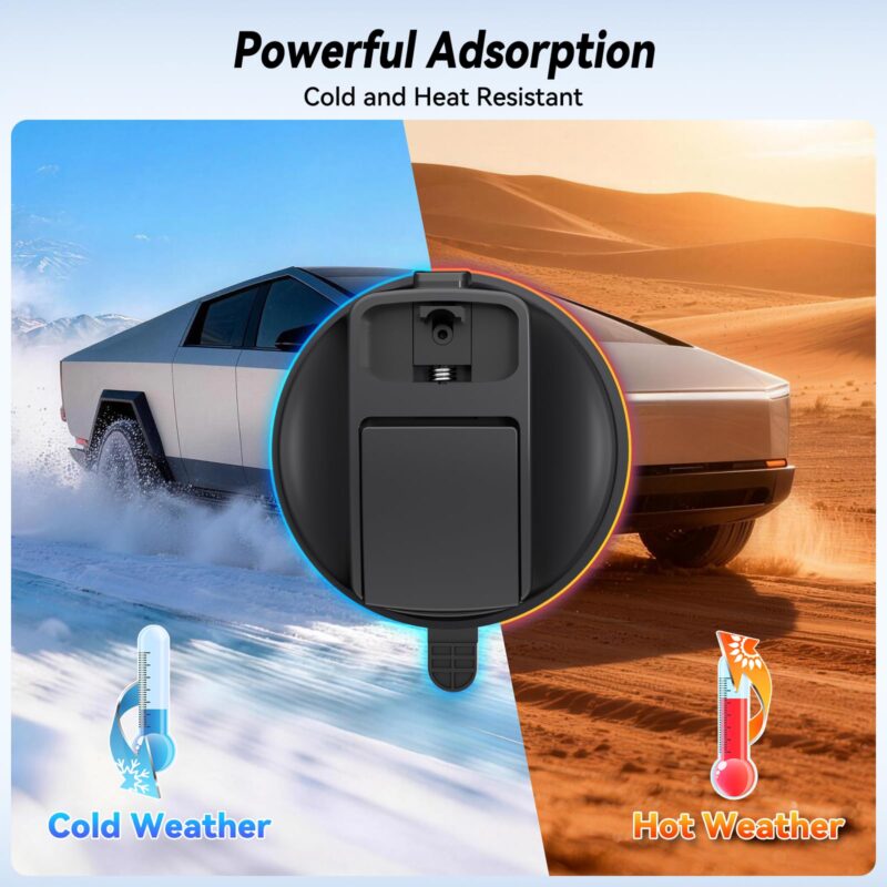 Starlink Mini Suction Cup Mount, Starlink Mini Mount with Quick-Release Design and Strong Grip, Secure Satellite Dish Mounting Kit Accessories for Cars, RV, Boats, Sunroof, Windows, Glass