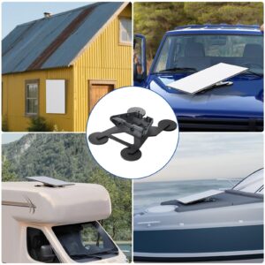 6 Starlink Gen 3 Mount Mobility, Magnetic with 440lbs Heavy Duty Magnet Suction Bases, Lockable Standard Magnetic Mount Kits, Starlink Bracket Mounts for Satellite Dish, Car, RV, Truck, Aluminum Alloy
