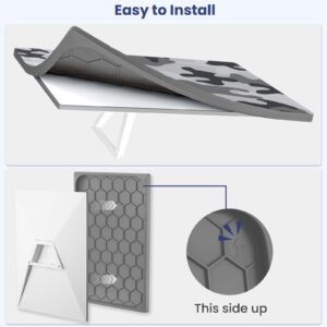 8 Protective Cover Case for Starlink Gen 3, SL Standard Gen 3 Case for Satellite Dish, Silicone Hail Protector Cover for Starlink Standard, Waterproof,Impact Resistant to Rocks/Sand/Hail, Camo