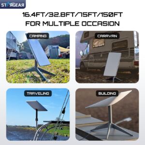 Starlink Cable  for Standard Actuated Gen 2, Starlink Replacement Cable for Rectangular Satellite V2 Waterproof Gray