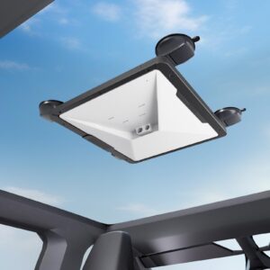 Starlink Mini Suction Cup Mount, Starlink Mini Mount with Quick-Release Design and Strong Grip, Secure Satellite Dish Mounting Kit Accessories for Cars, RV, Boats, Sunroof, Windows, Glass