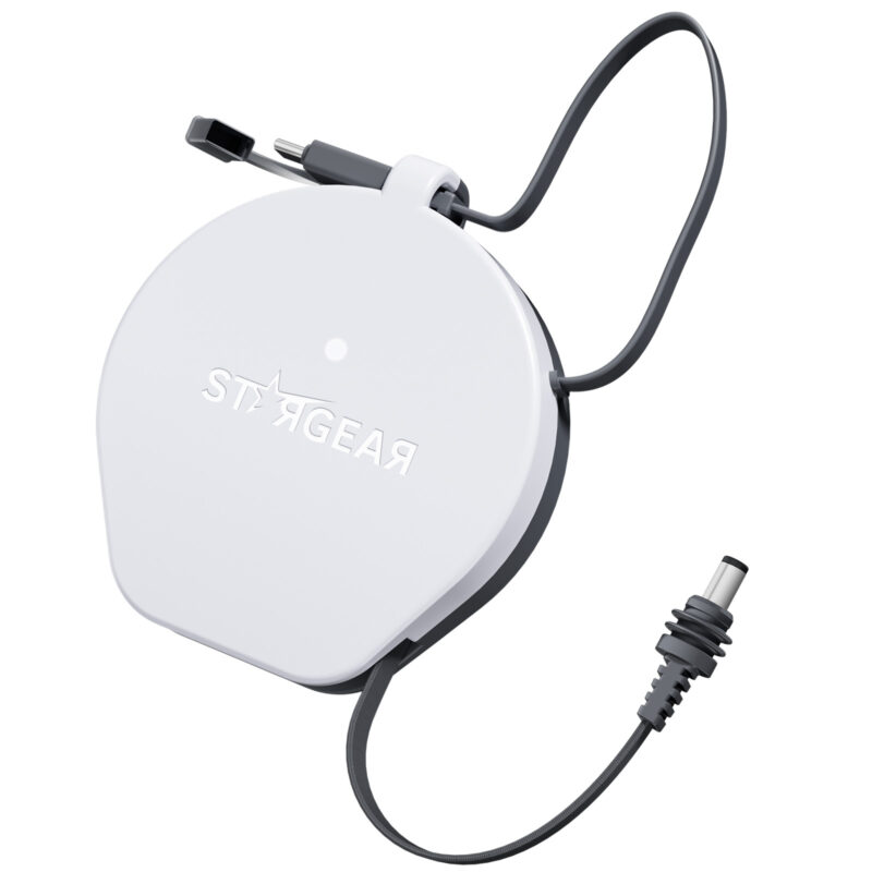 Starlink Mini Cable 6.5FT, USB-C Retractable Cable with Smart Protocol Chip, 140W Starlink USB C to DC Power Cable with Indicator Light, Work with 20V/100W, 28V/140W PD Power Source