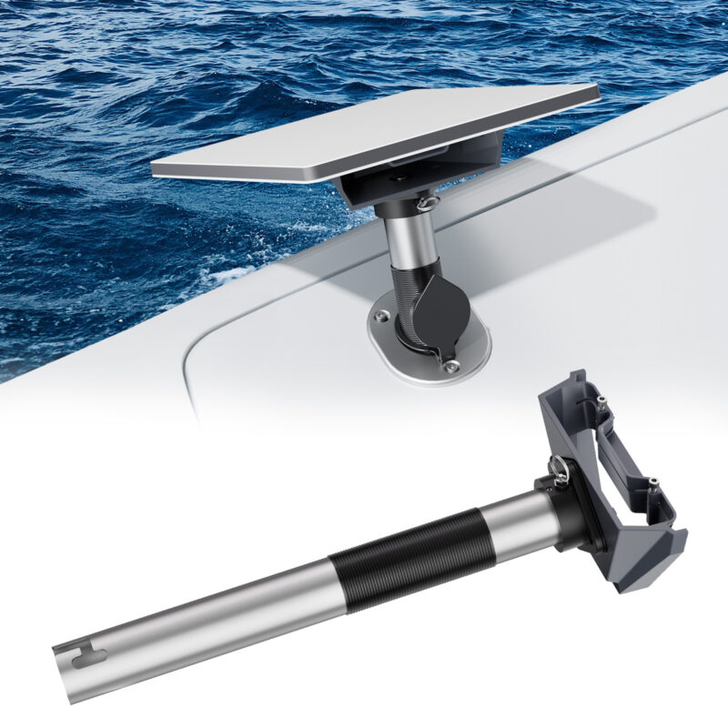 主图2 Starlink Mini Mount, Heavy-Duty & Lockable Starlink Mini Boat Mount, Marine-Grade 360° Swive Fishing Rod Holder Mount for Satellite Dish, Starlink Mini Kit for Boats Yachts Sailboats Trawlers