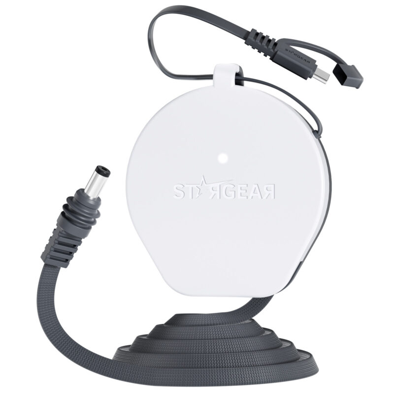 Starlink Mini Cable 6.5FT, USB-C Retractable Cable with Smart Protocol Chip, 140W Starlink USB C to DC Power Cable with Indicator Light, Work with 20V/100W, 28V/140W PD Power Source