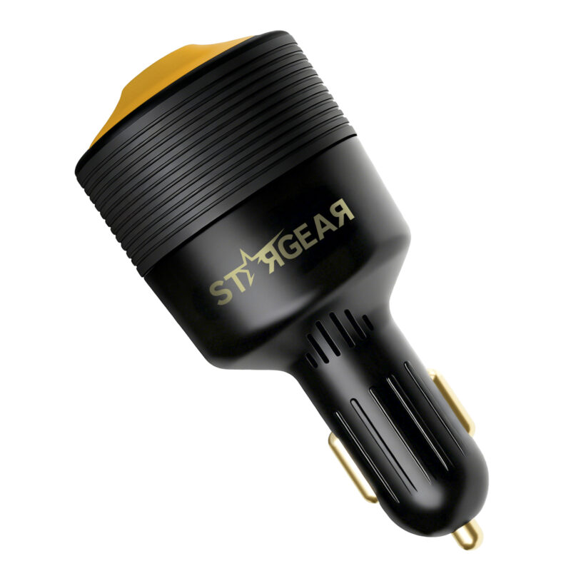 Starlink Mini Car Adapter 12V to 30V DC Step Up Converter with White Indicator Light, 60W Car Cigarette Lighter Adapter for Starlink Mini, Supports 16AWG 50M Cable, Ideal for RV,Boat,Trailer