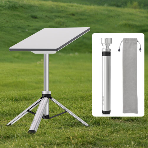 Starlink Mini Tripod Mount, All Aluminum Portable Starlink Mini Mount, Stable Tripod Stand Compatible with New & Old Pipe Mount Adapters, Starlink Mini Kit Accessories for RV Travel Camping