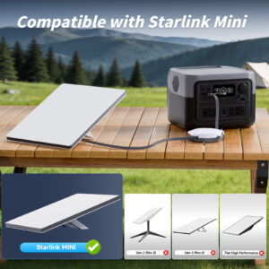 Starlink Mini Cable 6.5FT, USB-C Retractable Cable with Smart Protocol Chip, 140W Starlink USB C to DC Power Cable with Indicator Light, Work with 20V/100W, 28V/140W PD Power Source