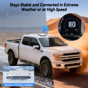 副图5 Starlink Mini Magnetic Mount with Protective Case & 4PCS Self-Adhesive Metal Plates, 300lbs Ultra-Durable, Hail & UV Resistant Starlink Mini Roof Mount for RVs, UTVs, Trucks, Cars & Boats