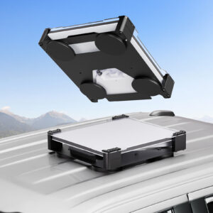 STARGEAR for Starlink Mini Mount, 200lbs Magnetic with 4MM Acrylic Shield Weatherproof, Hail & UV Resistant Starlink Mini Magnetic Mount, Starlink Mini Roof Mount Compatible with Third-Party Battery