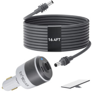 STARGEAR for Starlink Mini 3-in-1 Car Adapter with 16.4FT DC Power Cable