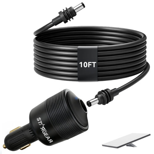 主图1 STARGEAR for Starlink Mini Car Adapter with 10FT DC Power Cable, Black