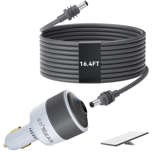 主图1 STARGEAR for Starlink Mini Car Adapter with 16.4FT DC Power Cable, White