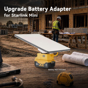 副图1 Starlink Mini Battery Adapter Compatible with De.Walt 20V Battery