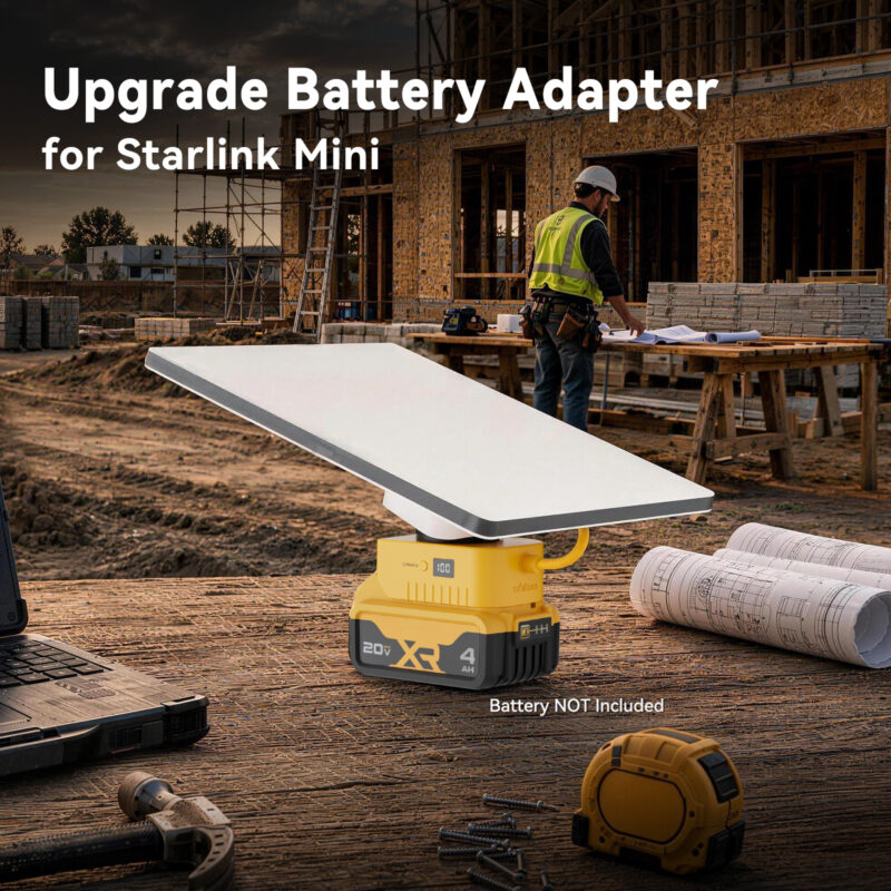 副图1 Starlink Mini Battery Adapter Compatible with De.Walt 20V Battery