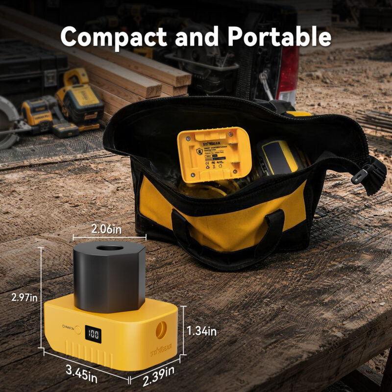 副图6 Starlink Mini Battery Adapter Compatible with De.Walt 20V Battery