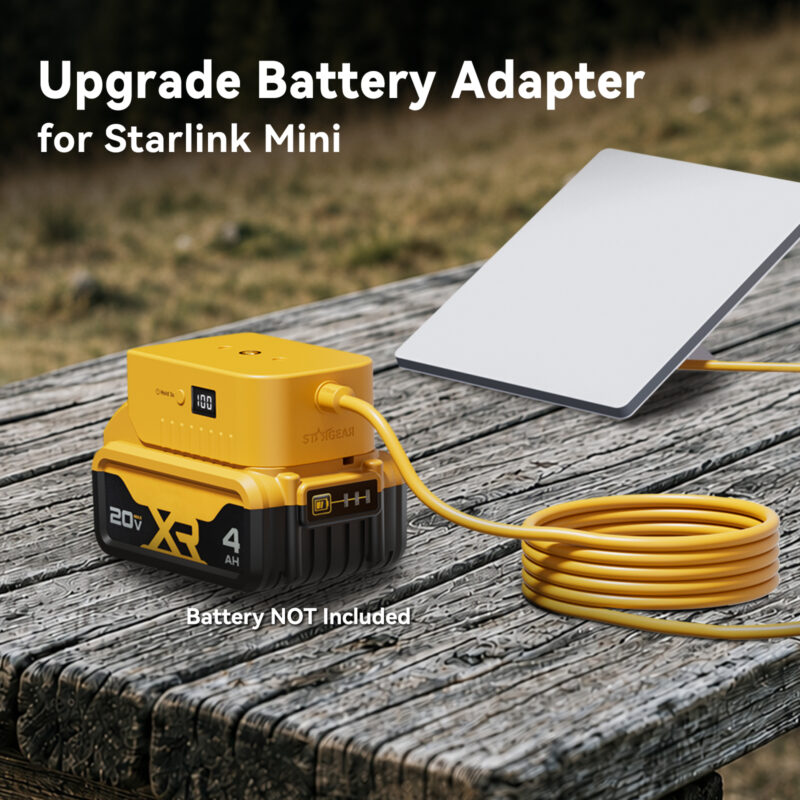 副图6 Starlink Mini Battery Adapter Compatible with De.Walt 20V Battery